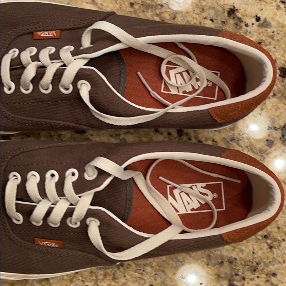 Green men’s  size 11 lace up  vans